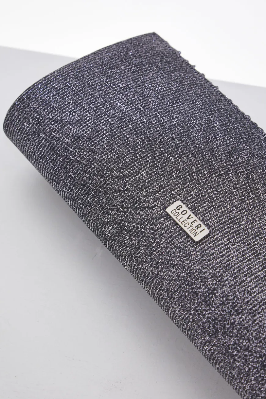 Mini Bag Antracite con Glitter Coveri Collection 0189