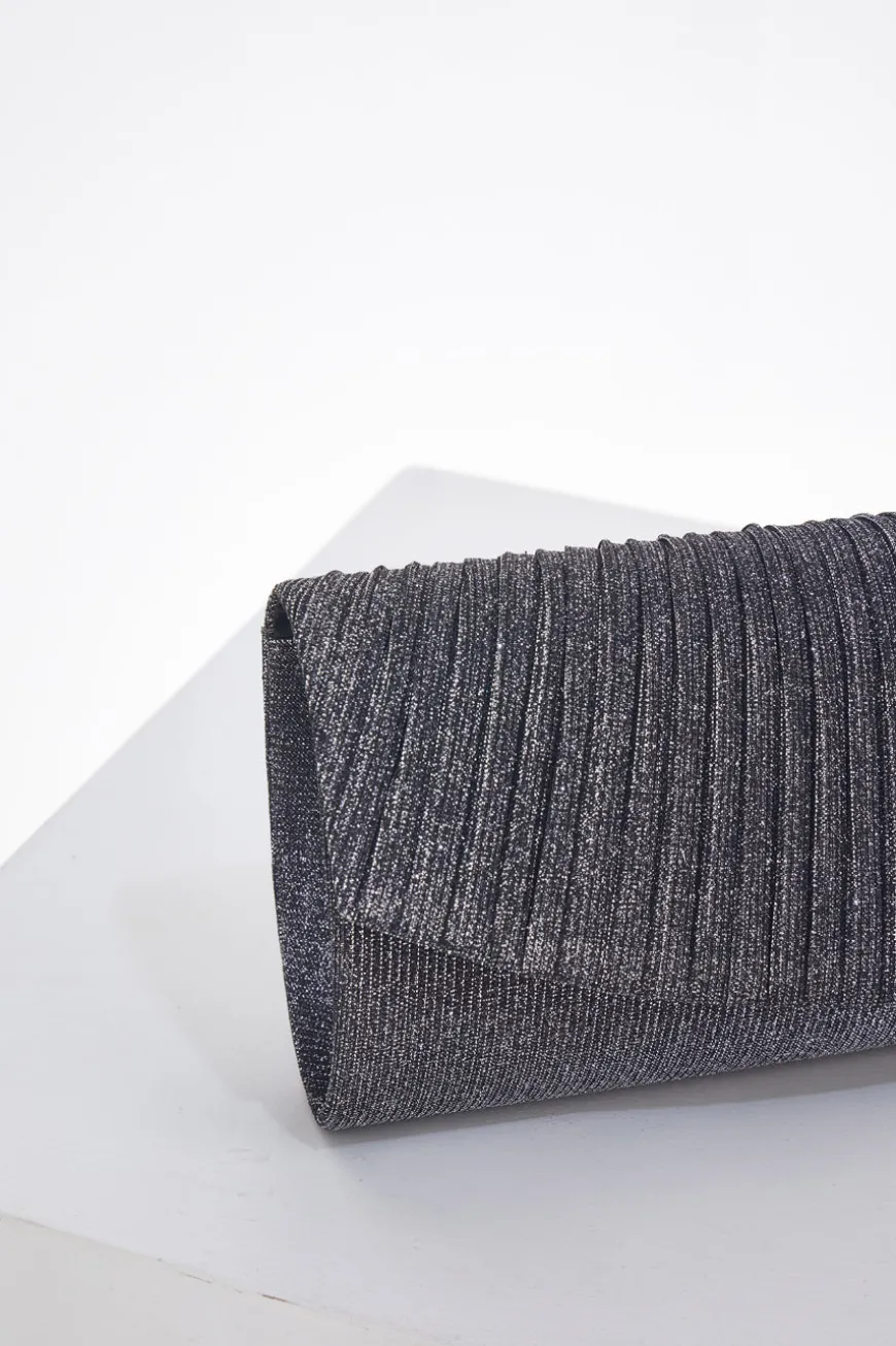 Mini Bag Antracite con Glitter Coveri Collection 0189
