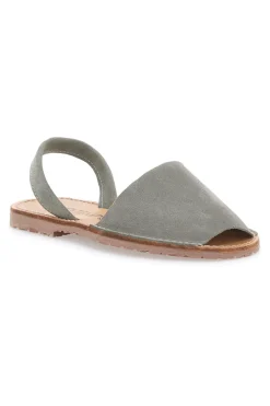 Minorchine verdi in pelle con fascia chiusa 35-MIO TEMPO Online