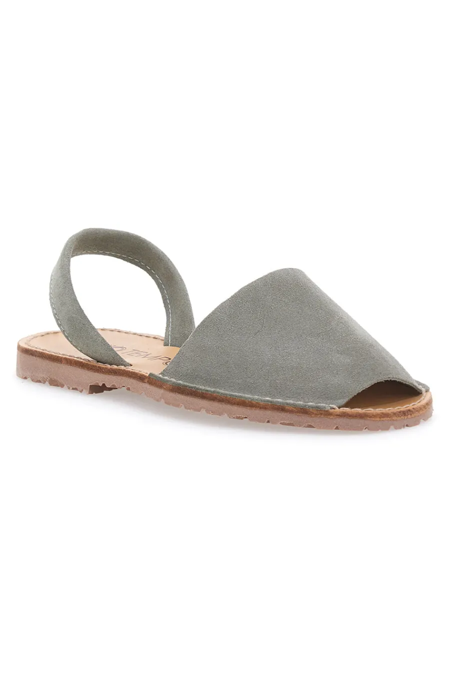Minorchine verdi in pelle con fascia chiusa 35-MIO TEMPO Online