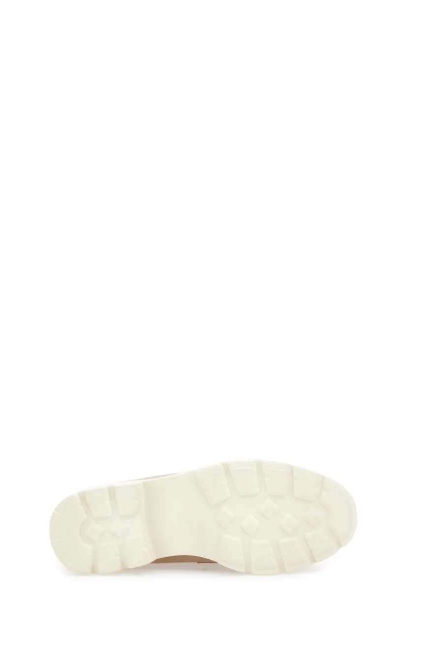 Mocassini beige con bocca di leone e Suola Bianca KMD25S15G-LE HAVRE PARIS Hot
