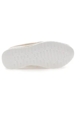 Mocassini Beige Con Morsetto Oro e Platform 42-ENERGY Outlet