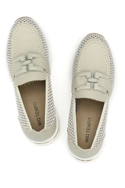 Mocassini Beige con Tomaia Traforata H82232LF14-MIO TEMPO Outlet