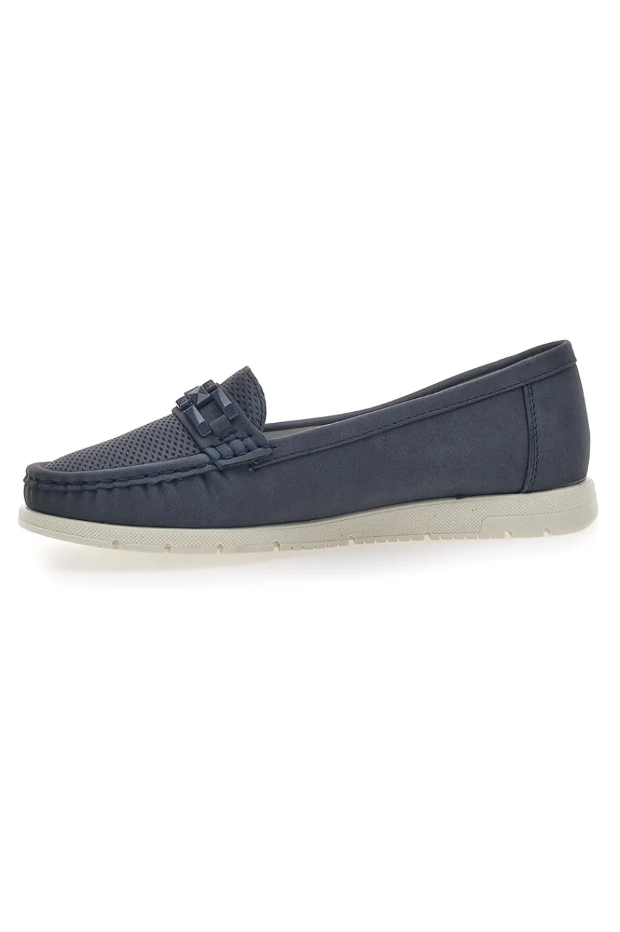 Mocassini Blu Con Catenina 9194-PRIMA RIGA Online
