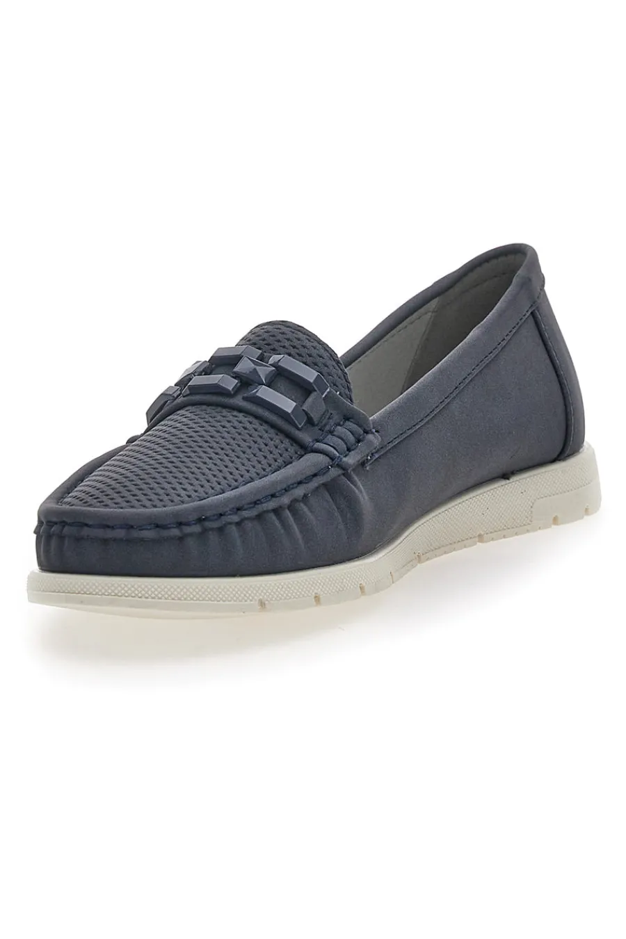 Mocassini Blu Con Catenina 9194-PRIMA RIGA Online