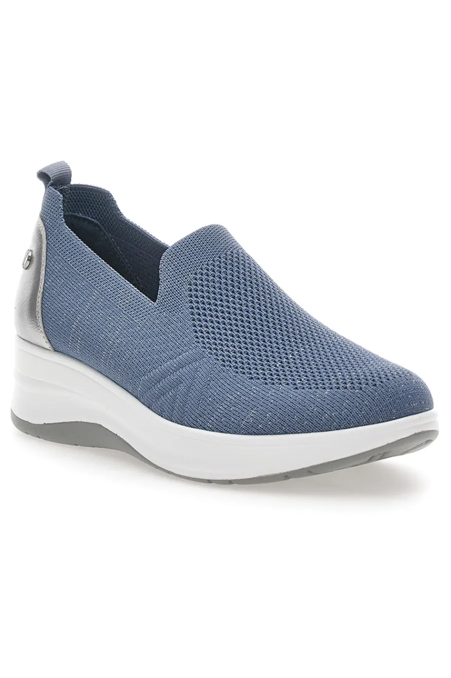 Mocassini Blu con Tomaia in Mesh e Platform 41 IC-INBLU