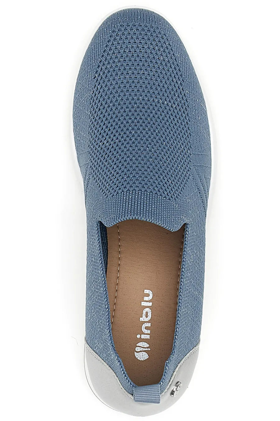 Mocassini Blu con Tomaia in Mesh e Platform 41 IC-INBLU