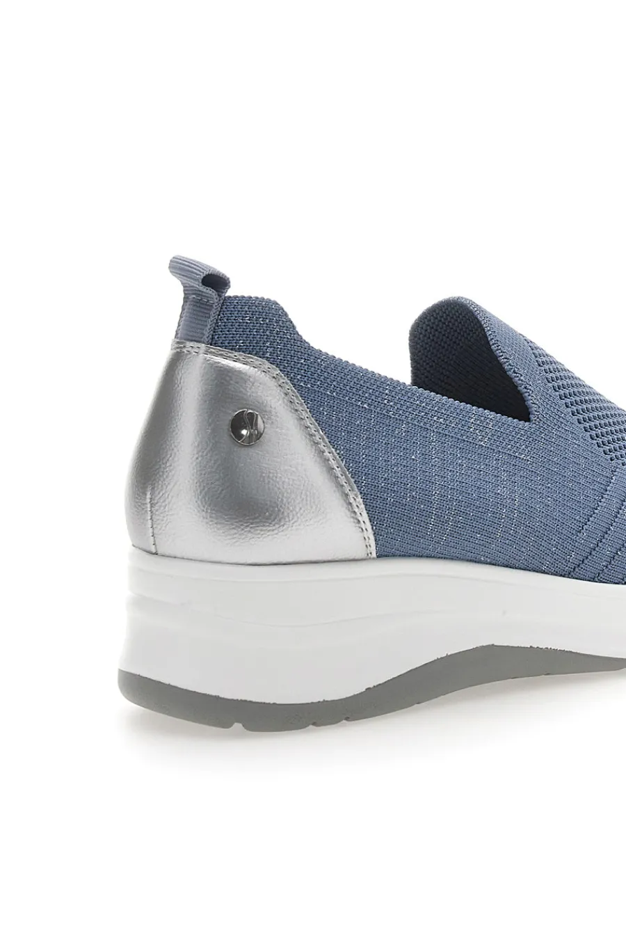 Mocassini Blu con Tomaia in Mesh e Platform 41 IC-INBLU