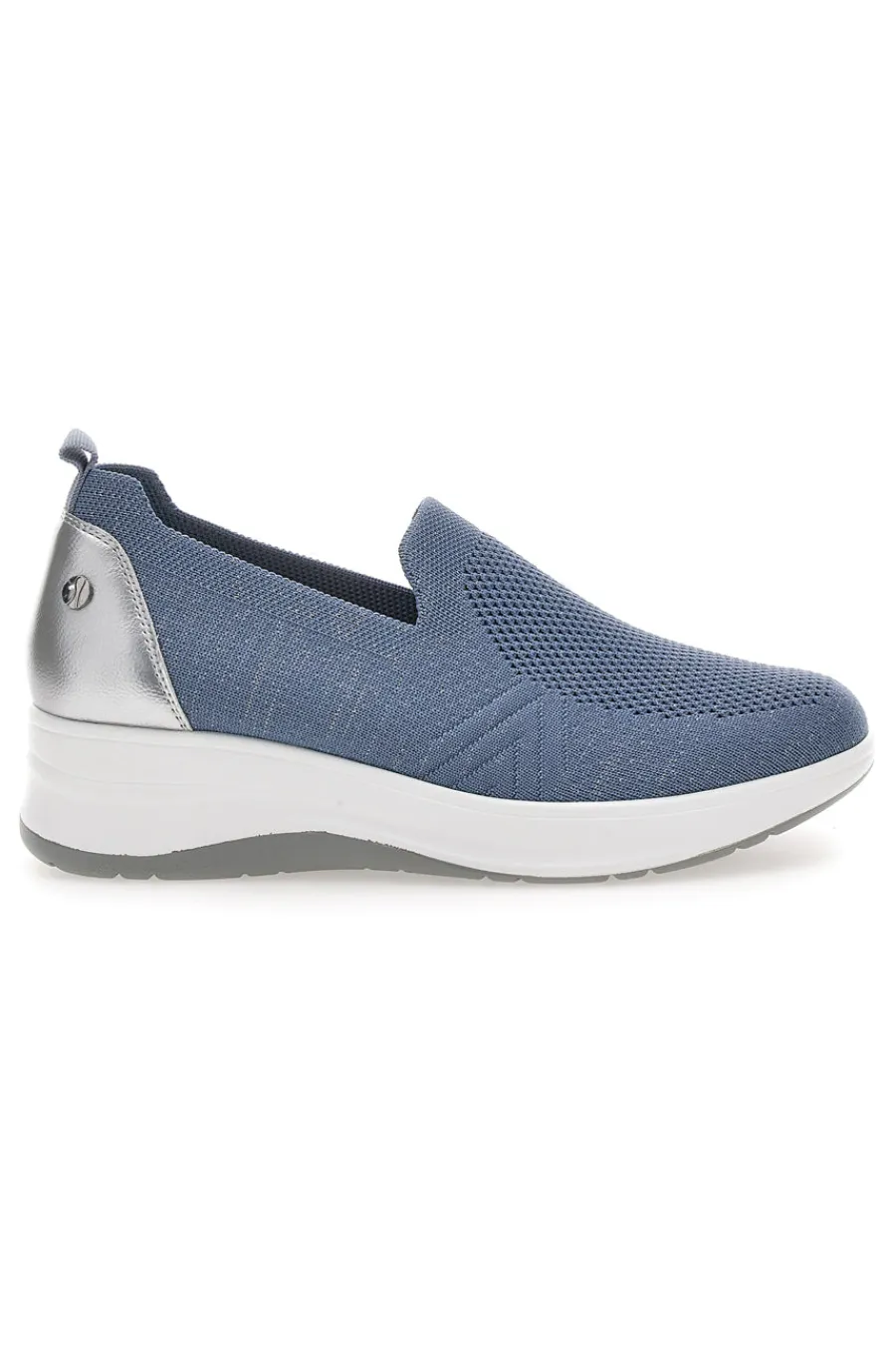 Mocassini Blu con Tomaia in Mesh e Platform 41 IC-INBLU