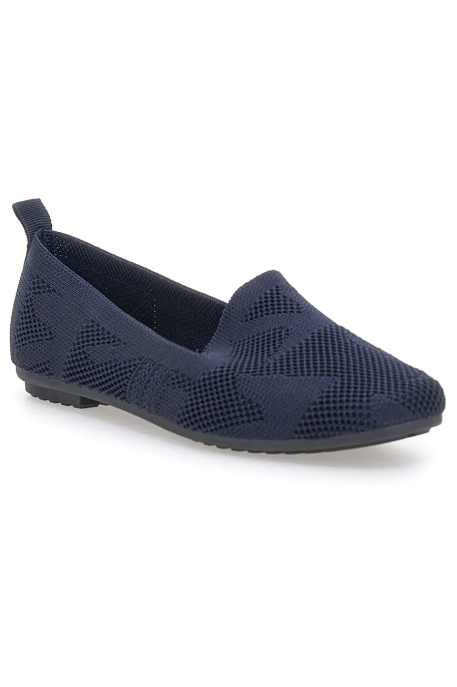 Mocassini blu in tessuto con soletta morbida PRESZ32-THE FIRST New