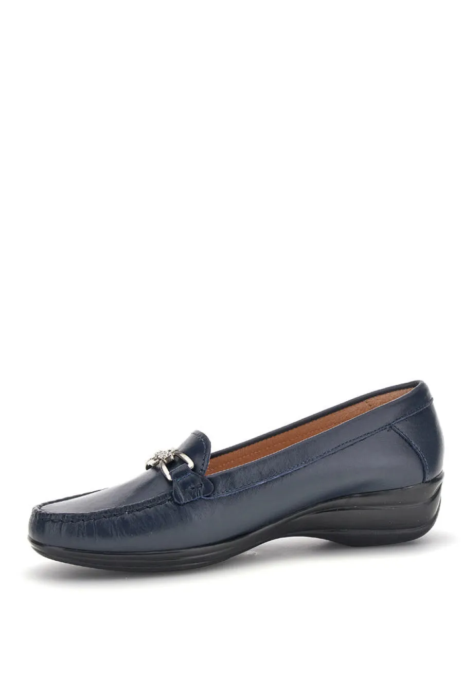 Mocassini blu in vera pelle 8135-PITTARELLO FOCUS Sale