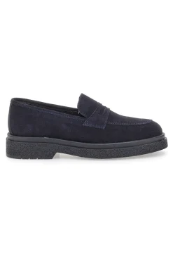 Mocassini Blu Vera Pelle Made In Italy 2004-PITTARELLO CLASS Online