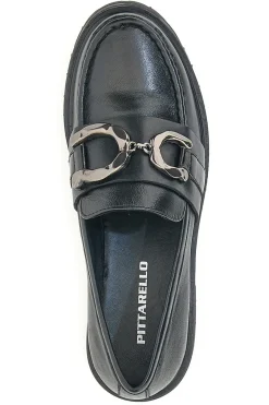 Mocassini Con Platform Neri 14118-PITTARELLO Online