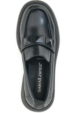 Mocassini Con Platform 32203 Neri-SARA LOPEZ Outlet
