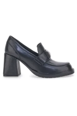Mocassini con Tacco 7012 Neri-PITTARELLO GLAM Sale