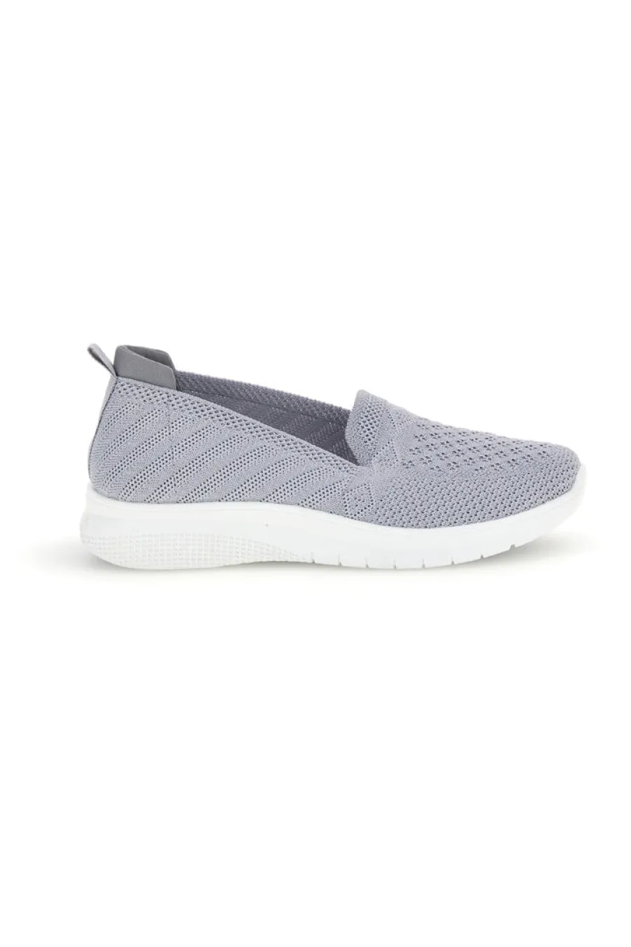 Mocassini grigi in tessuto traforato p677-PRIMA RIGA Discount