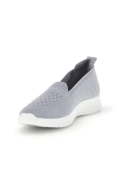 Mocassini grigi in tessuto traforato p677-PRIMA RIGA Discount