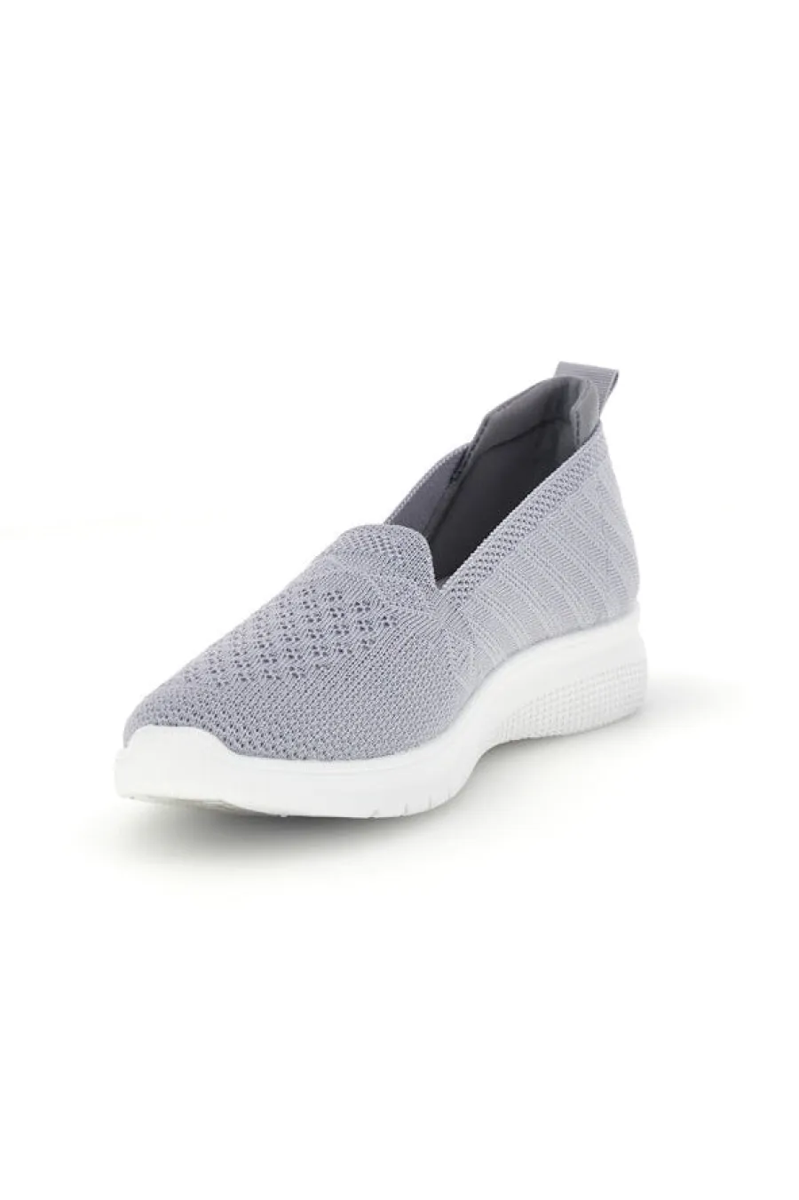 Mocassini grigi in tessuto traforato p677-PRIMA RIGA Discount