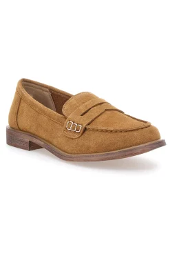 Mocassini marrone chiaro con dettaglio decorativo KMD26W40-LE HAVRE PARIS Discount