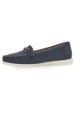 Mocassini Navy con Suola a Contrasto MINA1190-MIO TEMPO Clearance