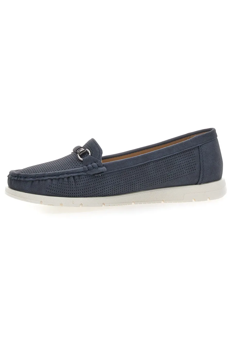 Mocassini Navy con Suola a Contrasto MINA1190-MIO TEMPO Clearance