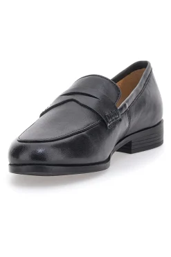 Mocassini Neri Con Bocca di Leone 4853-PITTARELLO CLASS New