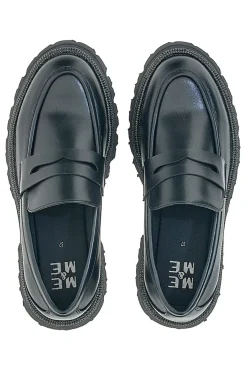 Mocassini neri con brillanti ME & ME 1221-ME u0026 ME