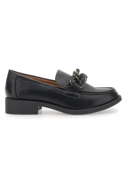 Mocassini Neri con Catena Nera e Oro 50881678-MARIELLA BURANI Online