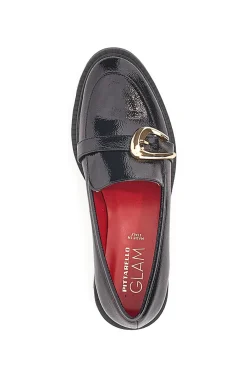 Mocassini Neri Con Dettaglio Dorato 3733FC-PITTARELLO GLAM Online