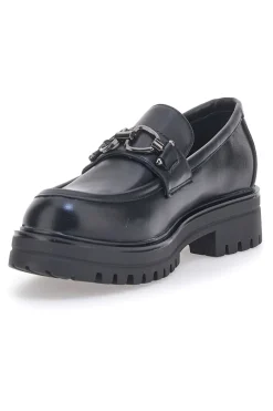 Mocassini Neri Con Platform Cafe' Cost 695151-CAFÈ COST