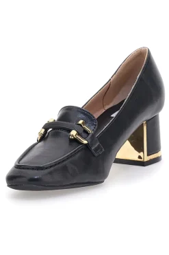 Mocassini Neri con tacco a blocco 50811615-MARIELLA BURANI New