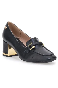 Mocassini Neri con tacco a blocco 50811615-MARIELLA BURANI New