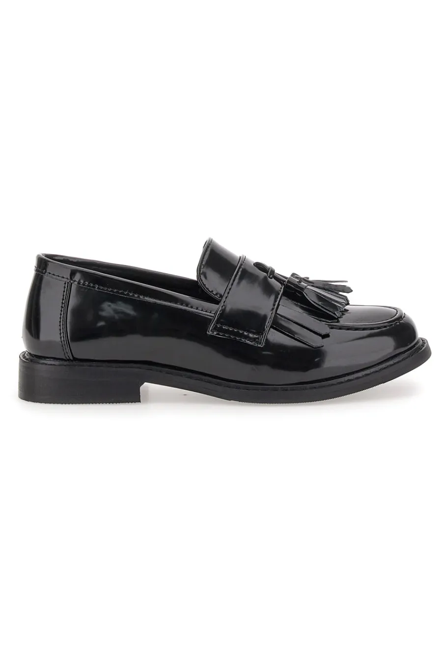 Mocassini neri effetto lucido con nappine 5811-LE HAVRE PARIS Best
