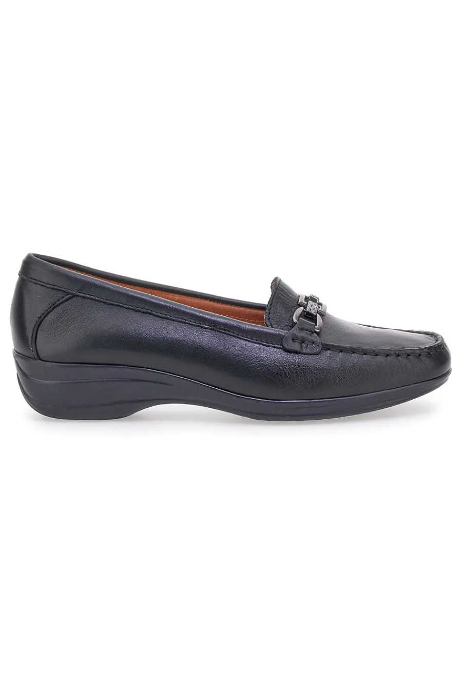 Mocassini neri in vera pelle made in Italy 8135-PITTARELLO FOCUS Sale