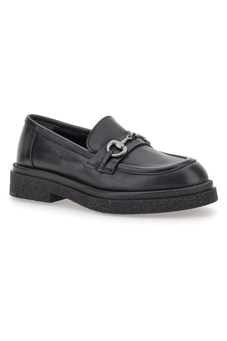 Mocassini Neri Vera Pelle Made In Italy 2006-PITTARELLO CLASS Clearance