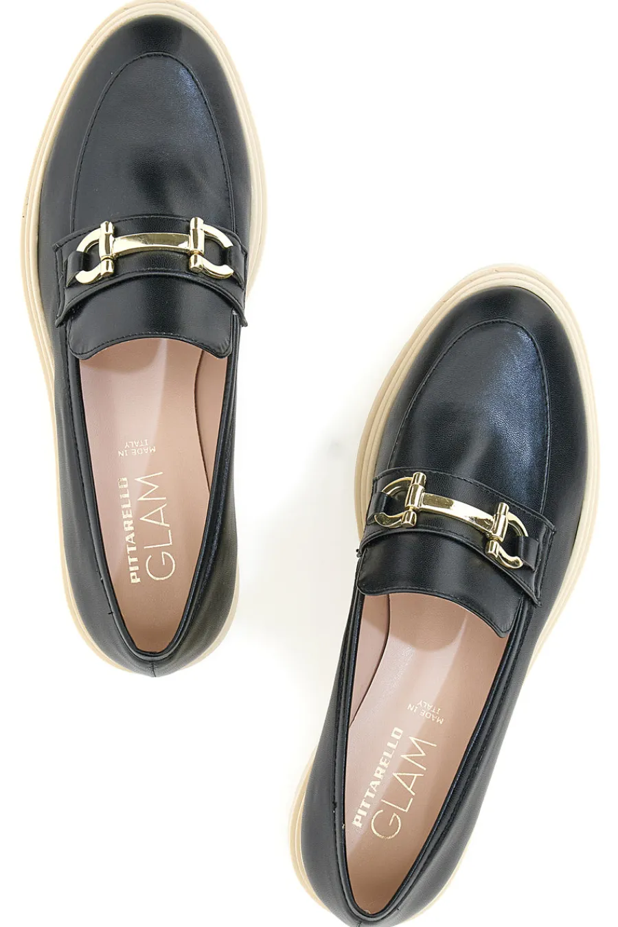 Mocassini 3426 Nero-PITTARELLO GLAM New