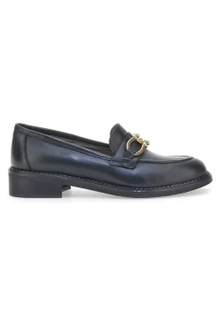 Mocassini 3027 Neri Vera Pelle-PITTARELLO LOOK