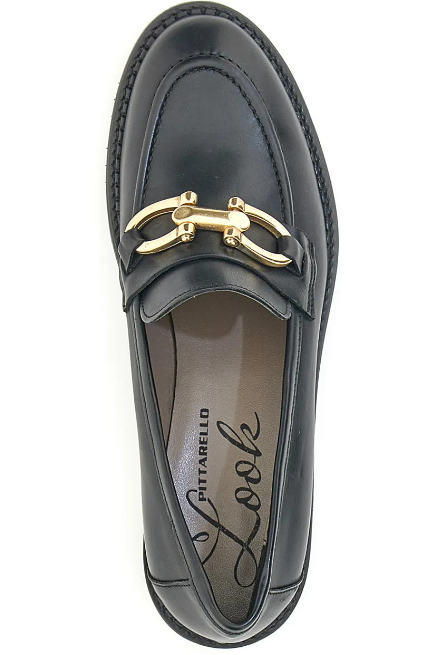 Mocassini 3027 Neri Vera Pelle-PITTARELLO LOOK