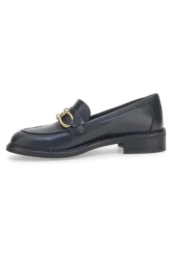 Mocassini 3027 Neri Vera Pelle-PITTARELLO LOOK