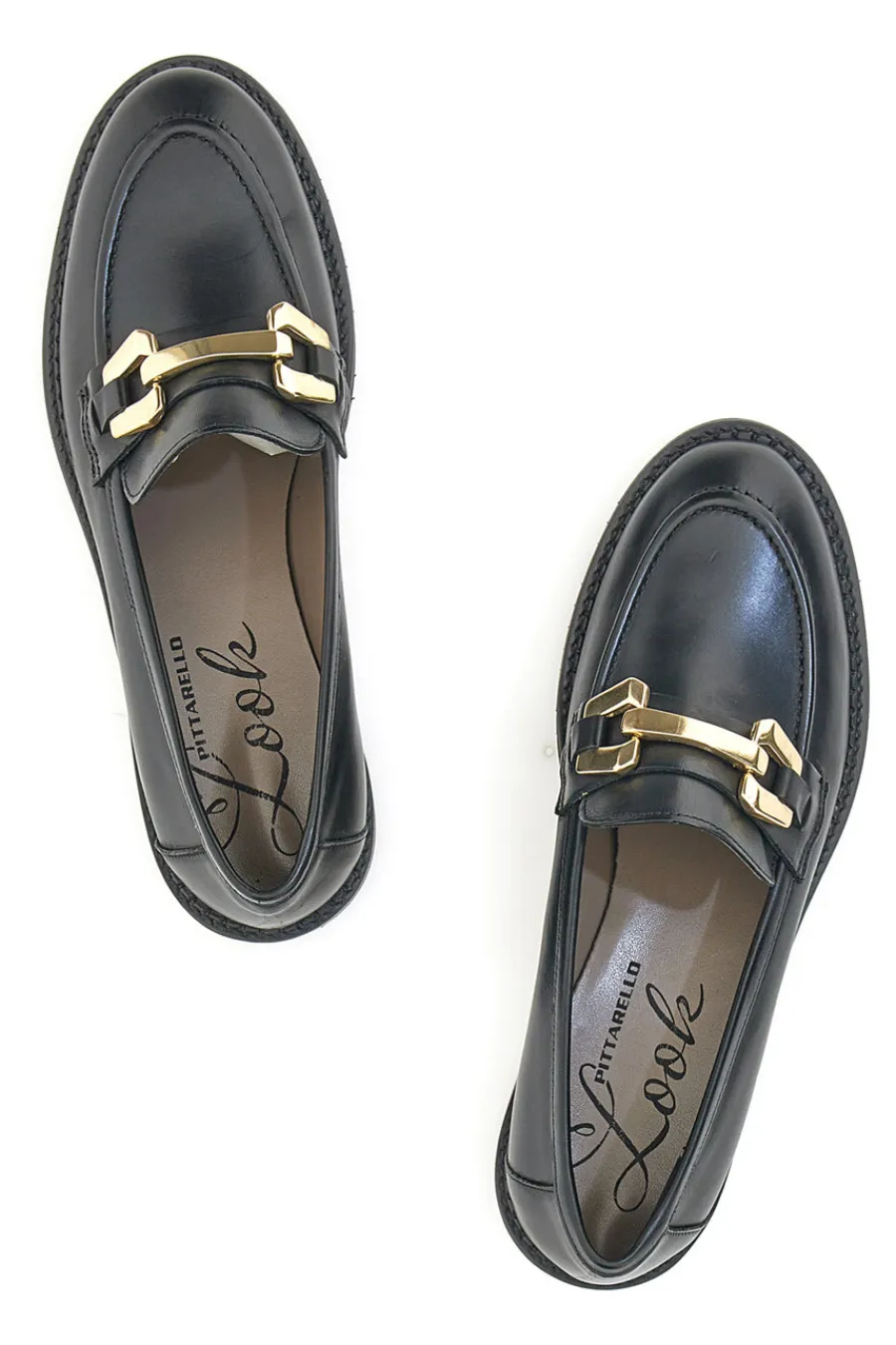 Mocassini 3026 Nero Vera Pelle-PITTARELLO LOOK Clearance