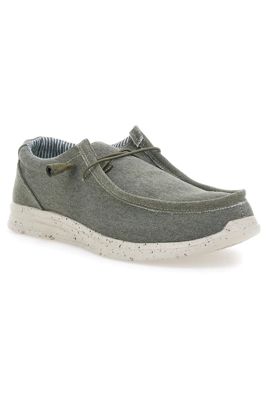 Mocassini verde con laccio elastico SEVENOAKS PK1147O
