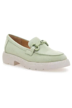 Mocassini Verde Pastello Con Morsetto 230052-LE HAVRE PARIS Clearance