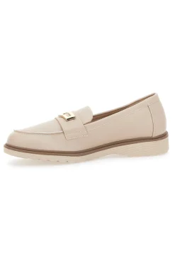 Mocassino Beige con Morsetto Color Oro 3202121-LE HAVRE PARIS Hot
