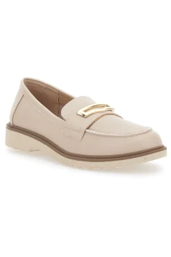 Mocassino Beige con Morsetto Color Oro 3202121-LE HAVRE PARIS Hot