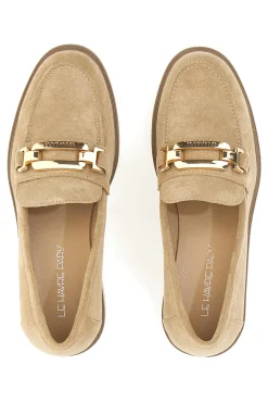 Mocassino Beige con Morsetto 526821-LE HAVRE PARIS Sale
