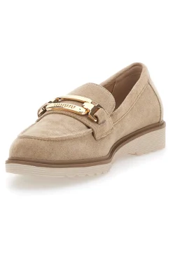 Mocassino Beige con Morsetto 526821-LE HAVRE PARIS Sale