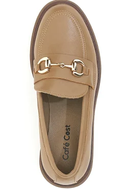 Mocassino Beige con Morsetto Dorato CAFE' COST 9Y7298-CAFÈ COST Outlet