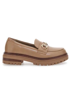 Mocassino Beige con Morsetto Dorato CAFE' COST 9Y7298-CAFÈ COST Outlet