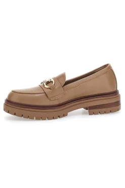 Mocassino Beige con Morsetto Dorato CAFE' COST 9Y7298-CAFÈ COST Outlet