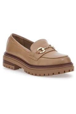 Mocassino Beige con Morsetto Dorato CAFE' COST 9Y7298-CAFÈ COST Outlet